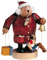 German Incense Smoker KWO Nostalgic Santa Claus Handmade Wood