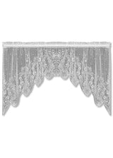 Heritage Lace Floret Swag Pair 68x32 Ecru