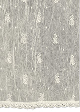 Heritage Lace Pineapple Valance with Trim 45x15 White