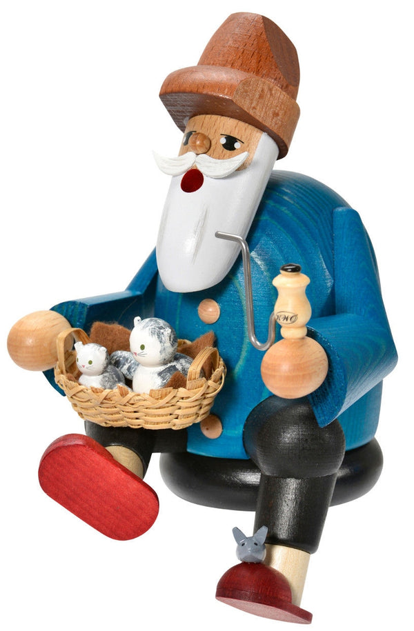 German Incense Smoker KWO Cat Lover Handmade Wood
