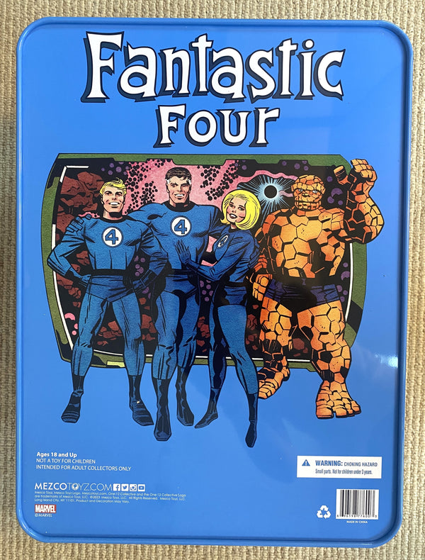 Fantastic Four Action Figures Deluxe Steel Box Set One:12 Mezco