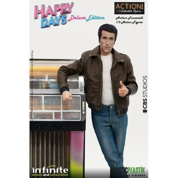 Happy Days Fonzie Deluxe Edition 1:6 Scale Action Figure and Jukebox