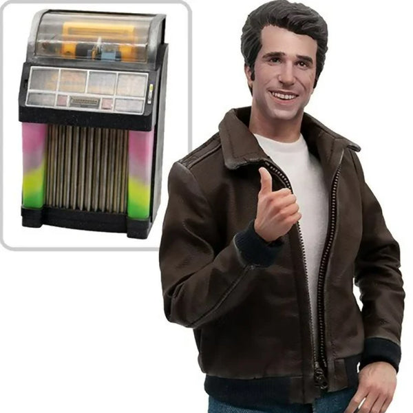 Happy Days Fonzie Deluxe Edition 1:6 Scale Action Figure and Jukebox