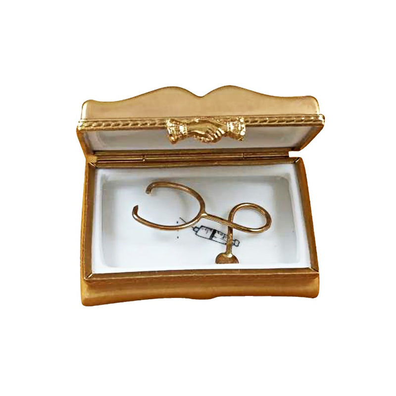 Rochard Limoges Medicine book with Stethoscope