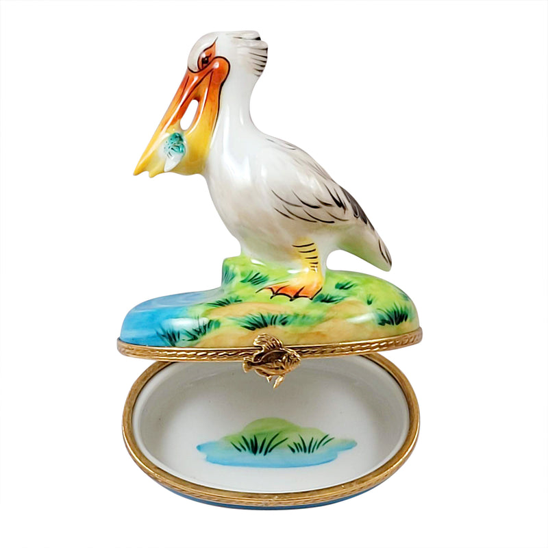 Rochard Limoges Pelican with Removable Fish