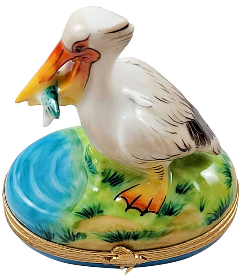Rochard Limoges Pelican with Removable Fish
