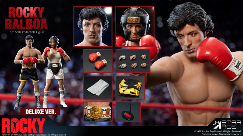 Rocky II Rocky Boxer Deluxe Edition 1:6 Scale Action Figure Star Ace