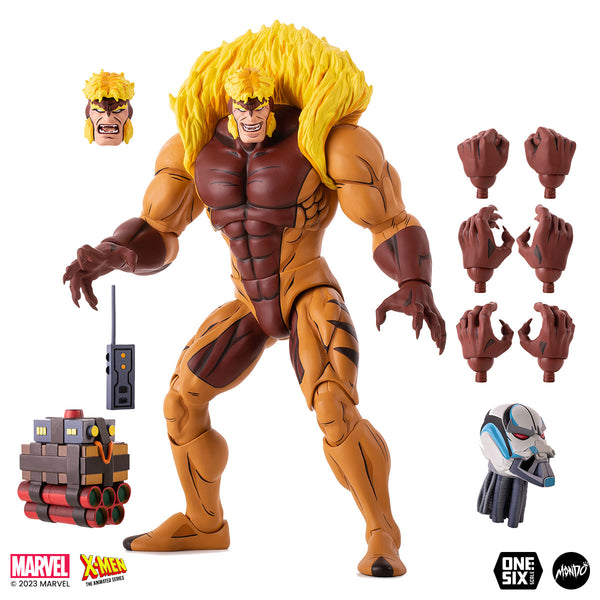 X Men The Animated Series Sabretooth 1/6 Scale Figure Net Mondo Tees