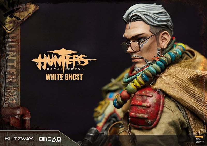 Blitzway White Ghost Hunters Day after WWIII Action Figure 1/6