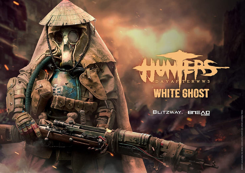 Blitzway White Ghost Hunters Day after WWIII Action Figure 1/6