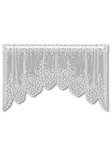 Heritage Lace BLOSSOM Swag Pair 48x22 ECRU Made in USA