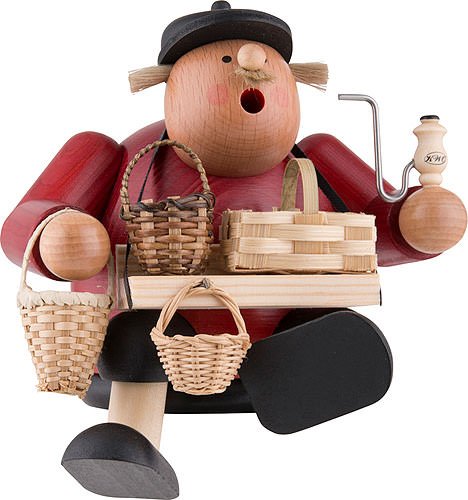 German Incense Smoker KWO Basket Trader Handmade Wood