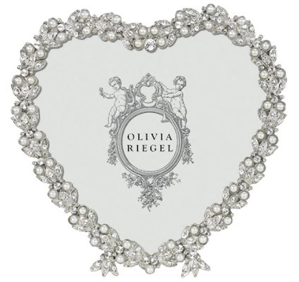 Olivia Riegel Contessa Frame Heart 3-1/2" Silver