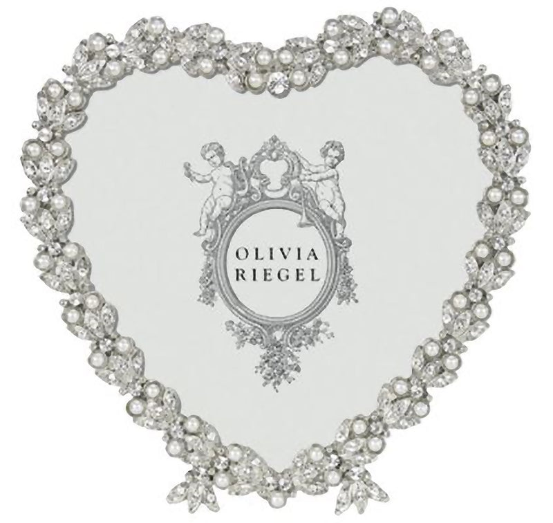 Olivia Riegel Contessa Frame Heart 3-1/2" Silver
