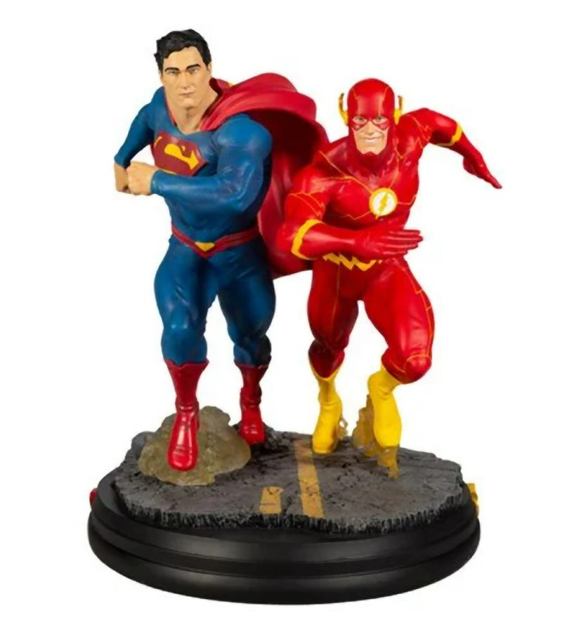 DC Battle Superman vs The Flash Racing Statue McFarlane Limited Edition