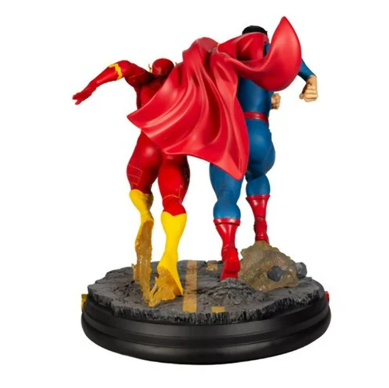 DC Battle Superman vs The Flash Racing Statue McFarlane Limited Edition