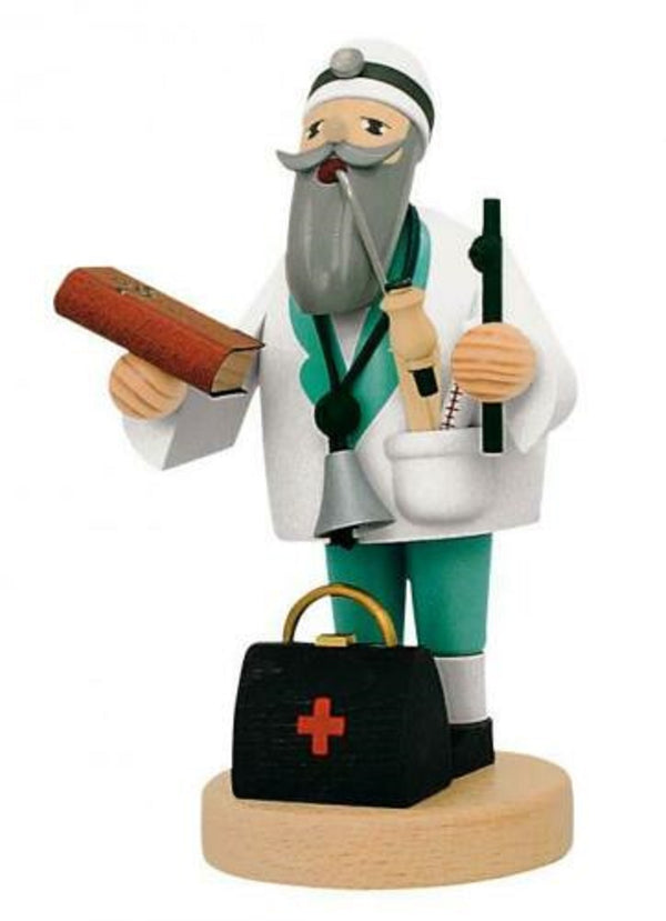 German Incense Smoker KWO Doctor Handmade Wood