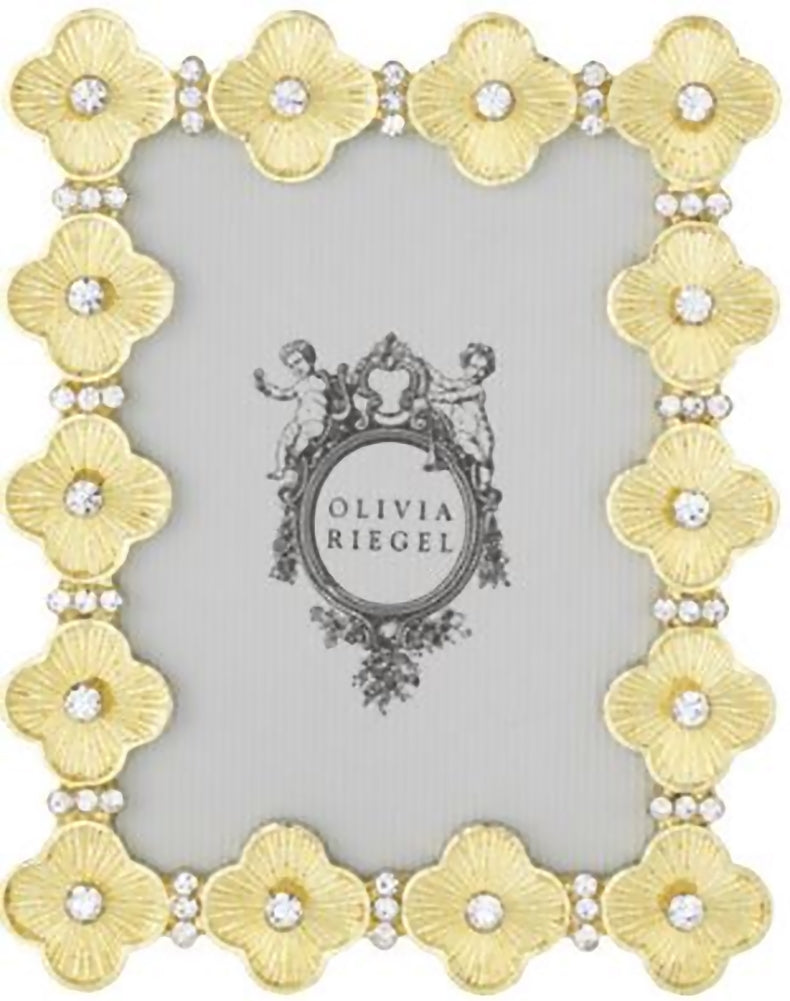 Olivia Riegel Gold Clover Frame 2.5 x 3.5 inches