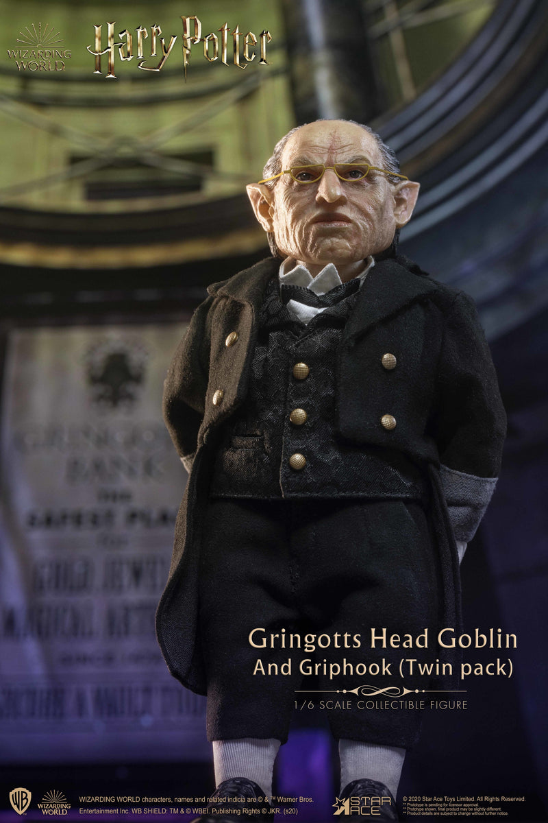 HP Sorcerers Stone Gringotts Goblin 1/6 Action Figure Twin Pack Star Ace