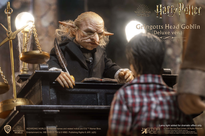 HP Sorcerers Stone Gringotts Head Goblin 1/6 AF Deluxe Star Ace