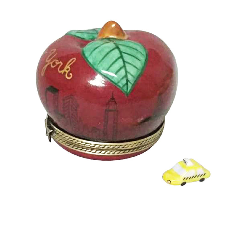 Rochard Limoges I Love New York Apple Trinket Box