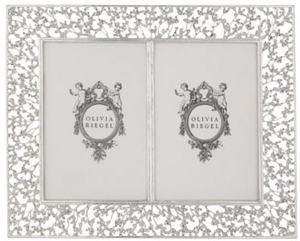 Olivia Riegel Silver Isadora Double Frame 4x6