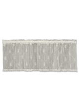 Heritage Lace PINEAPPLE Valance with Trim 45x15 WHITE Made in USA