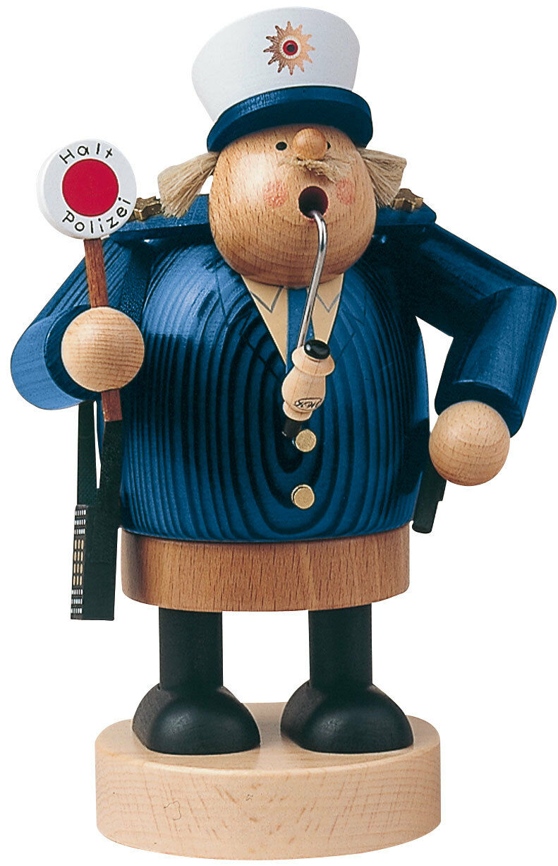 German Incense Smoker KWO Police Handmade Wood