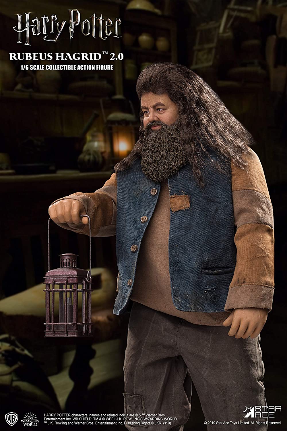 Harry Potter Sorcerers Stone Rubeus Hagrid 2.0 Action Figure 1/6 – CL ...